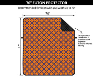 Halloween Cross Pattern Print Futon Protector