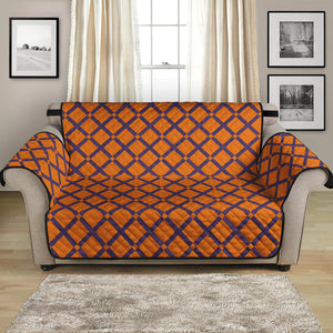 Halloween Cross Pattern Print Loveseat Protector