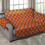 Halloween Cross Pattern Print Loveseat Protector