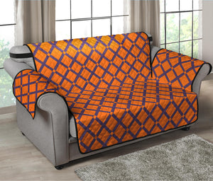 Halloween Cross Pattern Print Loveseat Protector