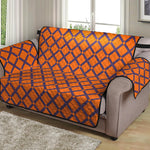 Halloween Cross Pattern Print Loveseat Protector