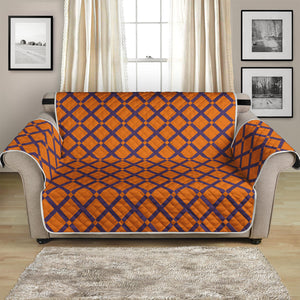 Halloween Cross Pattern Print Loveseat Protector