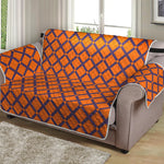 Halloween Cross Pattern Print Loveseat Protector