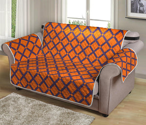 Halloween Cross Pattern Print Loveseat Protector