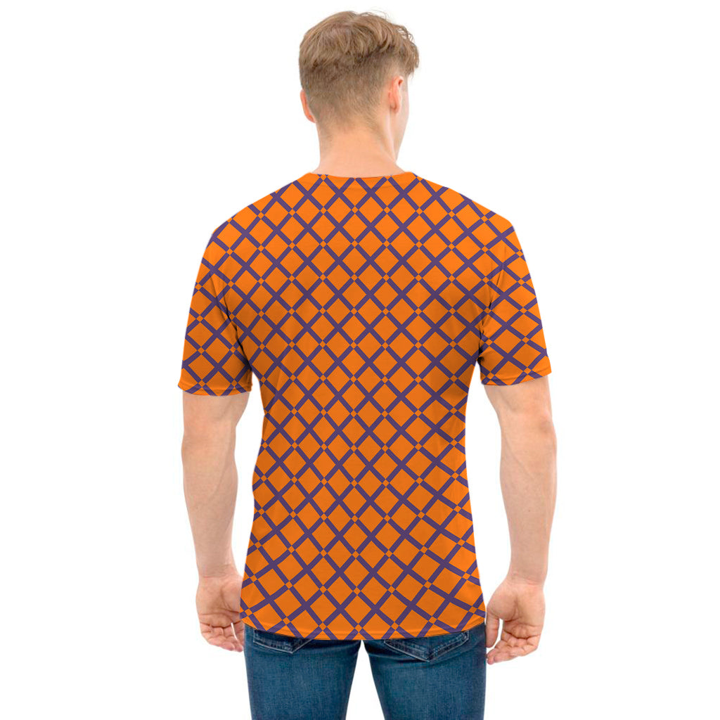 Halloween Cross Pattern Print Men's T-Shirt