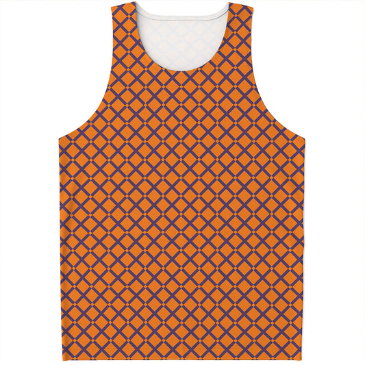 Halloween Cross Pattern Print Men's Tank Top