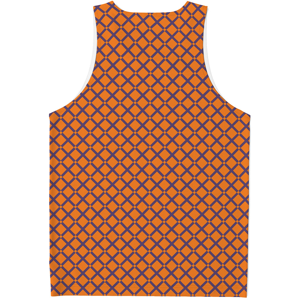 Halloween Cross Pattern Print Men's Tank Top