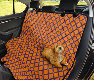 Halloween Cross Pattern Print Pet Car Back Seat Cover