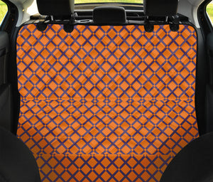 Halloween Cross Pattern Print Pet Car Back Seat Cover