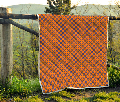 Halloween Cross Pattern Print Quilt