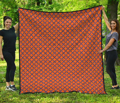 Halloween Cross Pattern Print Quilt