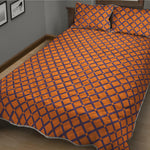 Halloween Cross Pattern Print Quilt Bed Set