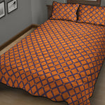 Halloween Cross Pattern Print Quilt Bed Set