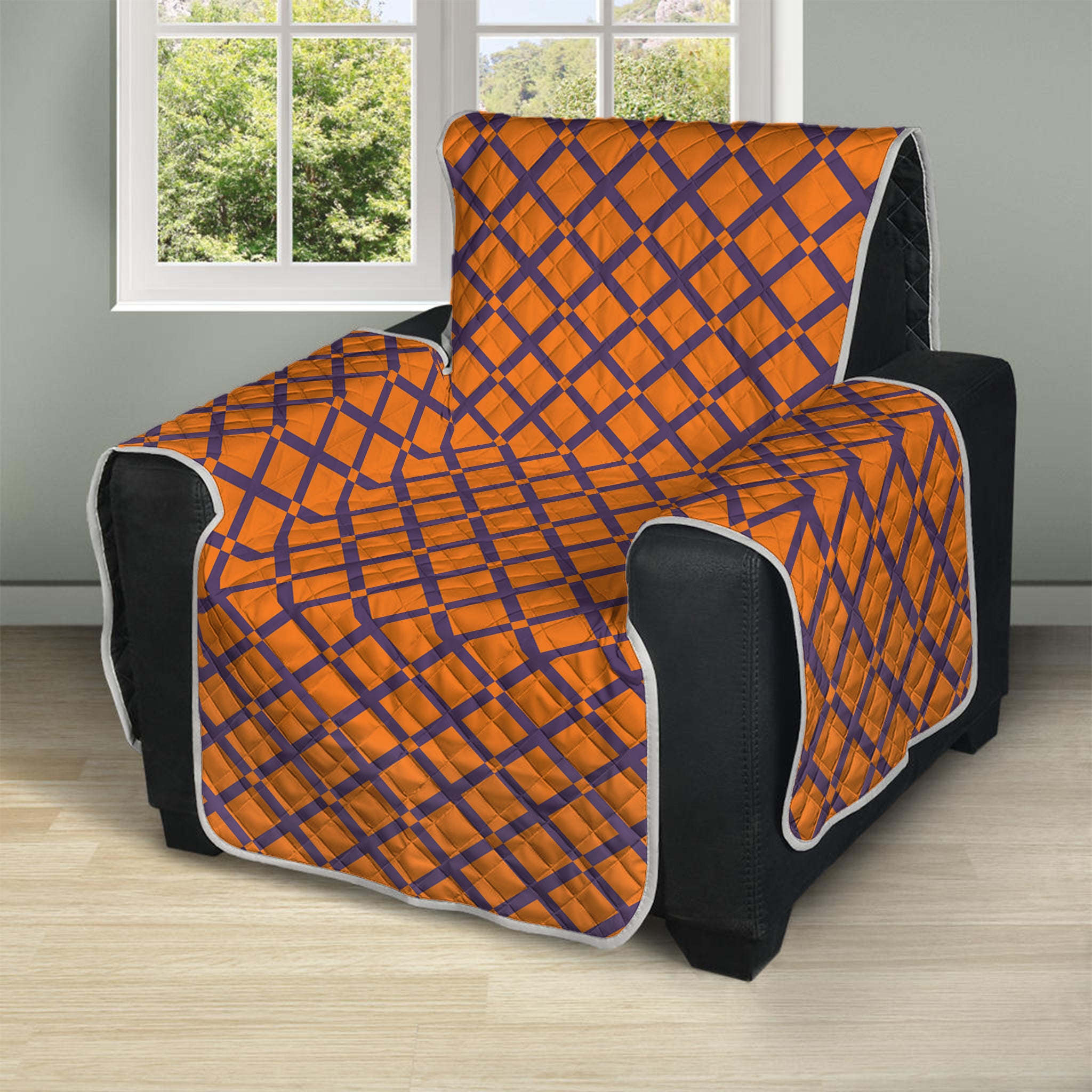 Halloween Cross Pattern Print Recliner Protector