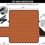 Halloween Cross Pattern Print Sofa Protector