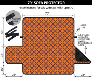 Halloween Cross Pattern Print Sofa Protector