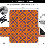 Halloween Cross Pattern Print Sofa Protector