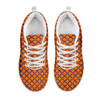 Halloween Cross Pattern Print White Sneakers