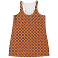Halloween Cross Pattern Print Women's Racerback Tank Top