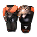 Halloween Cute Witch Cat Print Boxing Gloves