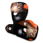 Halloween Cute Witch Cat Print Boxing Gloves