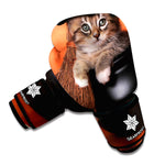 Halloween Cute Witch Cat Print Boxing Gloves