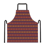 Halloween Diamond Shape Pattern Print Apron