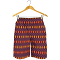Halloween Diamond Shape Pattern Print Men's Shorts