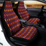 Halloween Diamond Shape Pattern Print Universal Fit Car Seat Covers