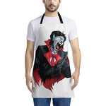 Halloween Evil Vampire Print Apron