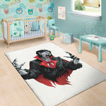 Halloween Evil Vampire Print Area Rug