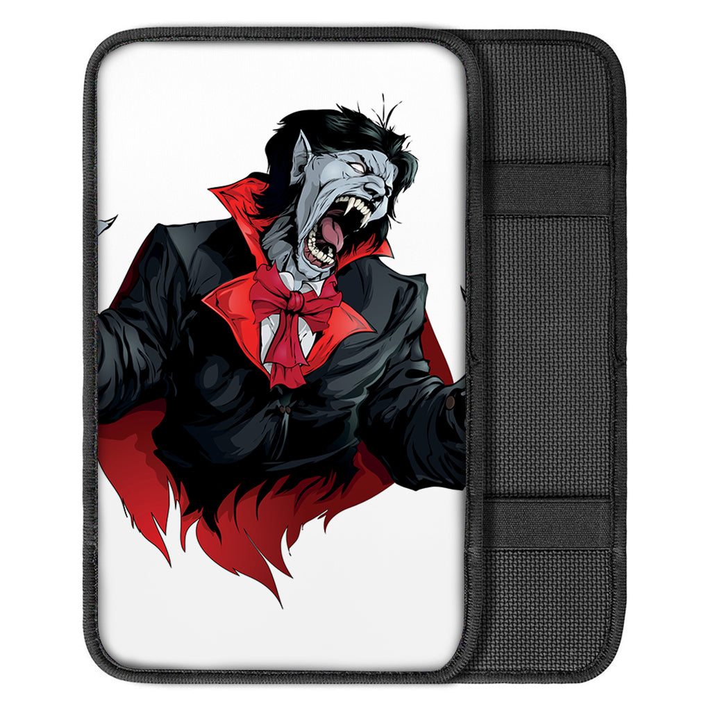 Halloween Evil Vampire Print Car Center Console Cover