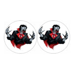 Halloween Evil Vampire Print Car Coasters