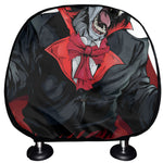 Halloween Evil Vampire Print Car Headrest Covers