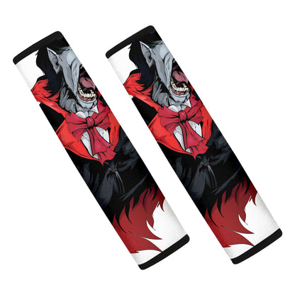 Halloween Evil Vampire Print Car Seat Belt Covers