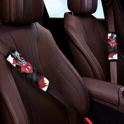 Halloween Evil Vampire Print Car Seat Belt Covers