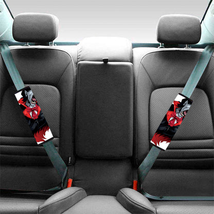Halloween Evil Vampire Print Car Seat Belt Covers