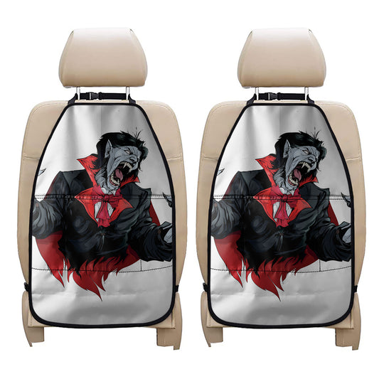 Halloween Evil Vampire Print Car Seat Organizers