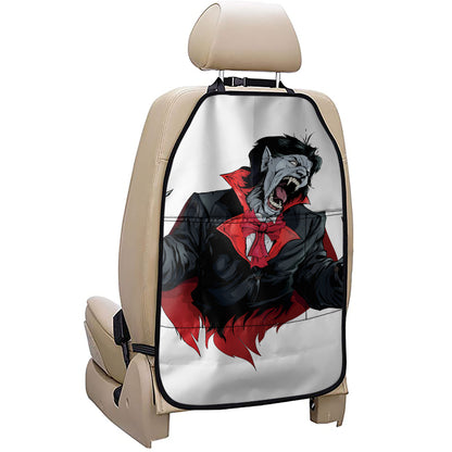 Halloween Evil Vampire Print Car Seat Organizers