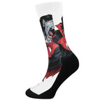 Halloween Evil Vampire Print Crew Socks