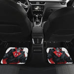 Halloween Evil Vampire Print Front and Back Car Floor Mats