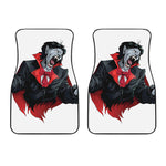 Halloween Evil Vampire Print Front Car Floor Mats