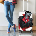 Halloween Evil Vampire Print Luggage Cover