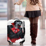 Halloween Evil Vampire Print Luggage Cover