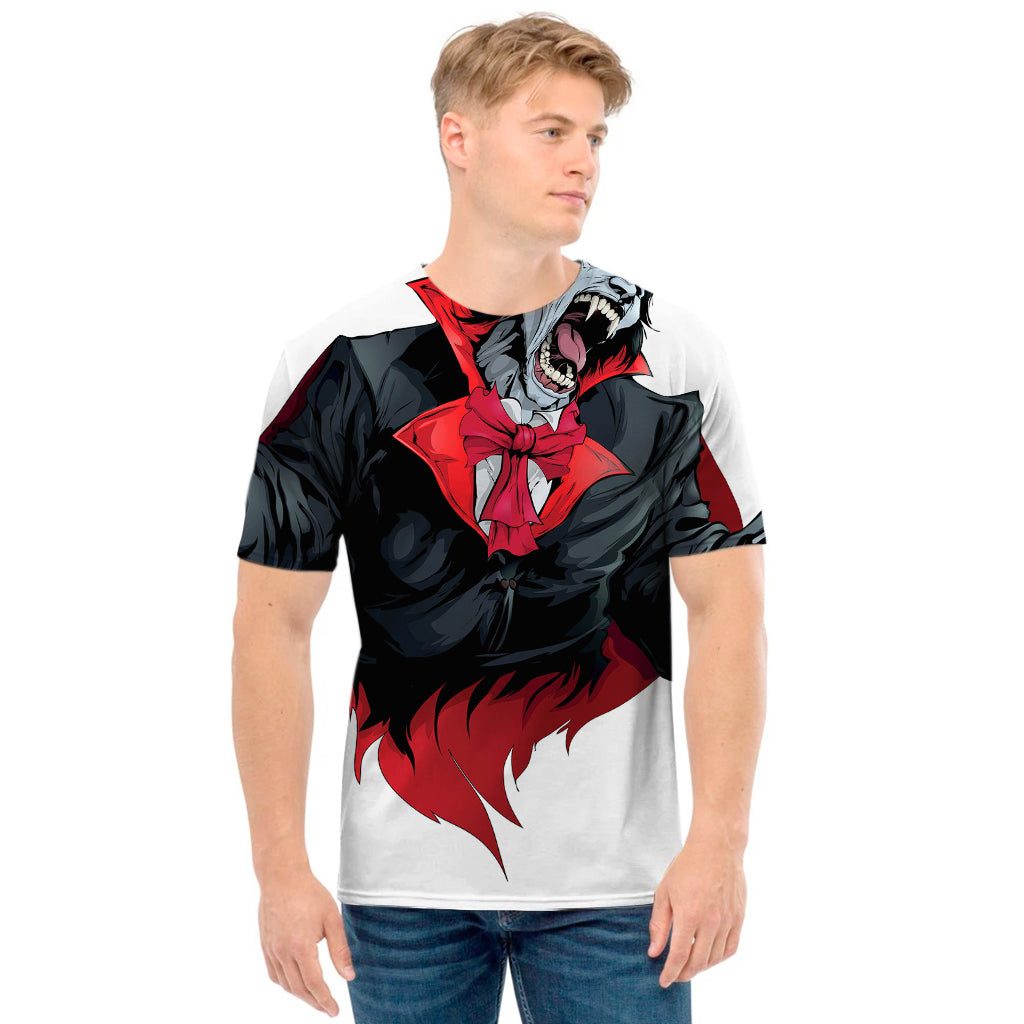 Halloween Evil Vampire Print Men's T-Shirt