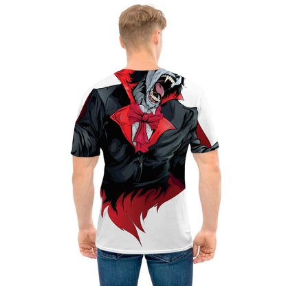 Halloween Evil Vampire Print Men's T-Shirt