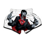 Halloween Evil Vampire Print Muay Thai Boxing Shorts