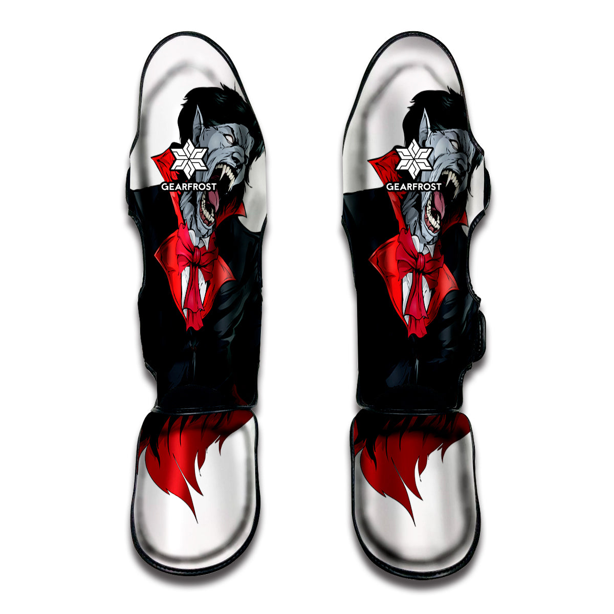 Halloween Evil Vampire Print Muay Thai Shin Guard