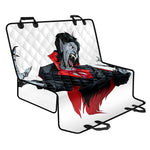 Halloween Evil Vampire Print Pet Car Back Seat Cover