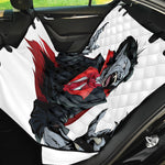 Halloween Evil Vampire Print Pet Car Back Seat Cover